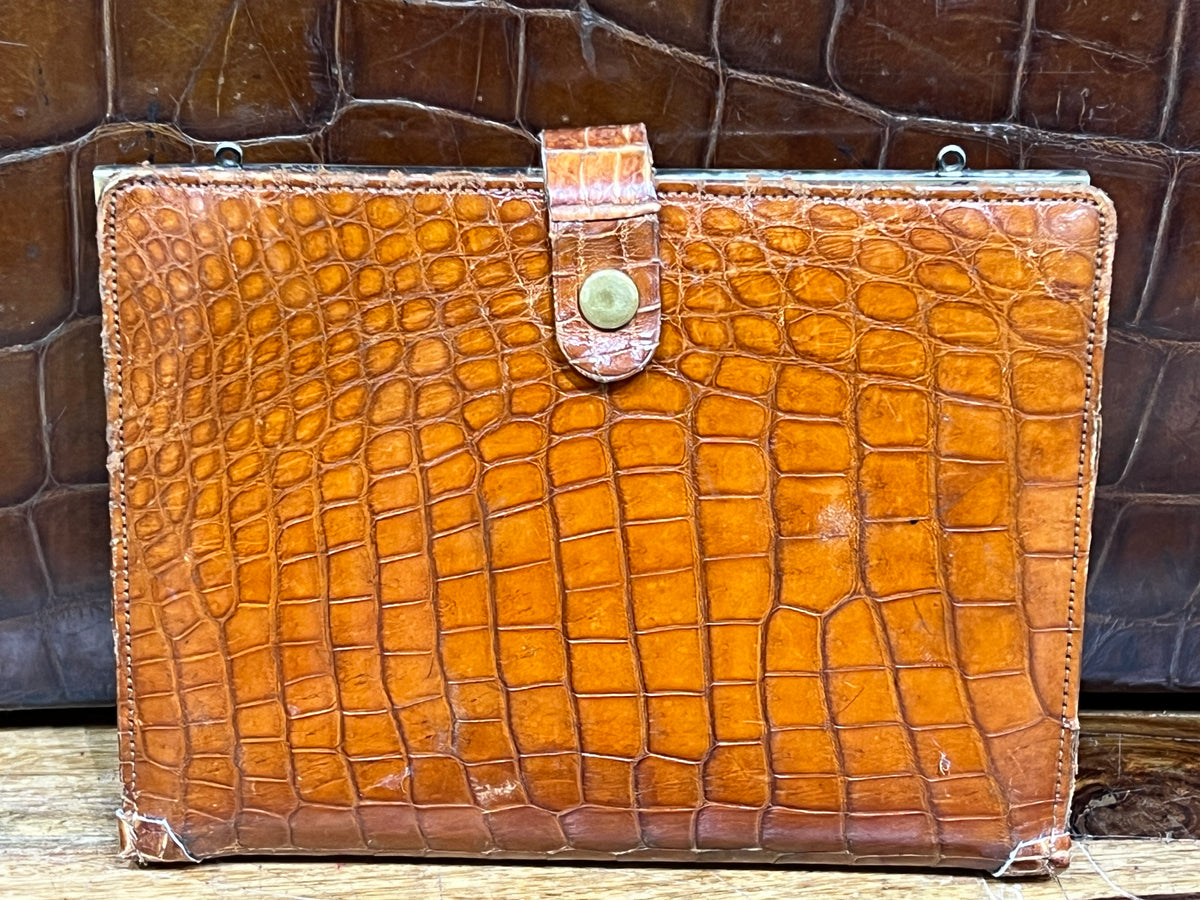 Crocodile Leather Wallet Crocodile Skin