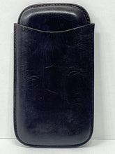 Load image into Gallery viewer, Unique vintage black leather Spanish cigar case c.1950

