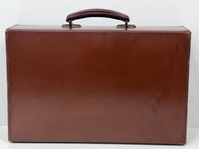 Load image into Gallery viewer, Unique vintage  leather document laptop briefcase by DEES  London+ KEY
