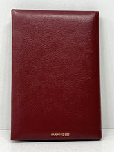 Load image into Gallery viewer, Exquisite vintage burgundy leather photo picture frame by Harrods
