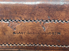 Load image into Gallery viewer, Antique solid leather motoring car suitcase by S. Last New Bond Street
