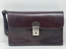 Load image into Gallery viewer, Beautiful vintage brown leather document money bag wallet by KOUROS
