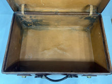 Load image into Gallery viewer, Antique solid leather motoring car suitcase by S. Last New Bond Street
