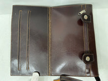 Load image into Gallery viewer, Beautiful vintage brown leather document money bag wallet by KOUROS
