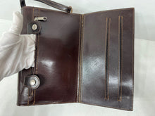 Load image into Gallery viewer, Beautiful vintage brown leather document money bag wallet by KOUROS
