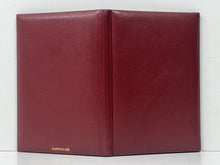 Load image into Gallery viewer, Exquisite vintage burgundy leather photo picture frame by Harrods
