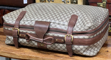 Load image into Gallery viewer, Gorgeous GUCCI SUPREME vintage leather monogram  LARGE travel suitcase +KEY

