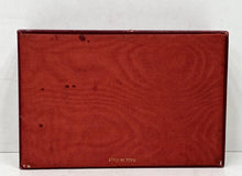 Load image into Gallery viewer, Beautiful vintage burgundy leather trinket jewellery box made in Italy
