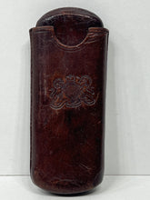 Load image into Gallery viewer, Rare victorian antique leather cigar case c. 1860
