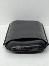 Load image into Gallery viewer, Unique vintage black leather Spanish cigar case c.1950
