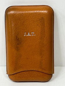 Superb vintage honey tan pigskin leather by Parker mint condition