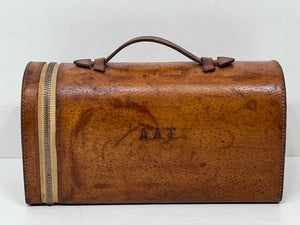 Vintage Swaine & Adeney  MOTORING travelling tea & picnic set in leather case