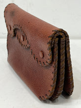 Load image into Gallery viewer, Rare  Vintage Top Quality Leather Deco Style Purse Wallet Clutch
