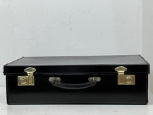 Load image into Gallery viewer, Rare LARGE vintage top quality leather CROWN  briefcase or small suitcase

