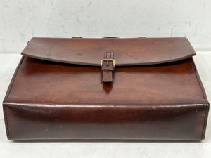 Unique Vintage High Quality Leather military war / army dispatch Briefcase 1942