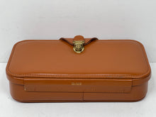 Load image into Gallery viewer, Beautiful vintage leather cowhide vanity travel cosmetic case AMAZING LEATHER
