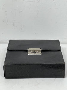 H. Greaves Vintage Leather cased Travelling Gentlemen's Grooming Set case