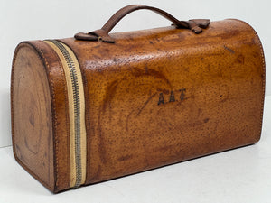 Vintage Swaine & Adeney  MOTORING travelling tea & picnic set in leather case