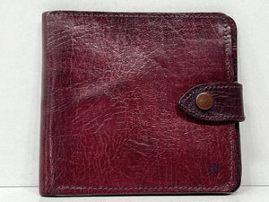 Handsome vintage burgundy leather wallet by by Dickins &Jones  nice patina