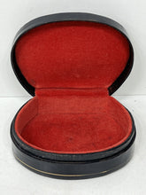 Load image into Gallery viewer, Unusual vintage dark blue leather trinket jewellery box by Eximious London
