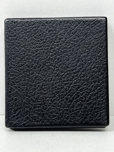 Incredible vintage black leather business card case holder by ASPREY London