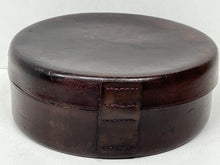 Load image into Gallery viewer, Unique bespoke vintage leather collar box NORFOLK HIDE ULTRA RARE &amp; COLLECTABLE
