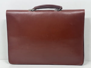 Superb vintage leather city lawyer document laptop briefcase by Blackbird