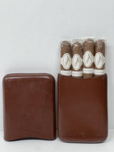 Load image into Gallery viewer, Superb vintage brown leather cigar case in excellent condition great size c.1920
