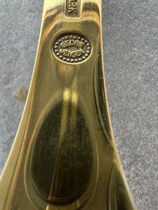 Vintage winter aconite  sterling silver vermeil annual spoon Georg Jensen 1975