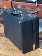 Load image into Gallery viewer, beautiful vintage leather antique quality overnight travel suitcase luggage
