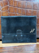 Load image into Gallery viewer, Vintage Antique Black Leather PASSPORT Travel Wallet Dallas Calf
