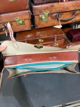 Load image into Gallery viewer, antique vintage leather document briefcase ideal as a discreet laptop case
