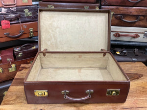 beautiful vintage leather motoring travel classic car cabin suitcase DECORATIVE