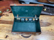 Load image into Gallery viewer, UNUSUAL 1930&#39;s vintage leather fully fitted suitcase by FINNIGANS OF BOND STREET
